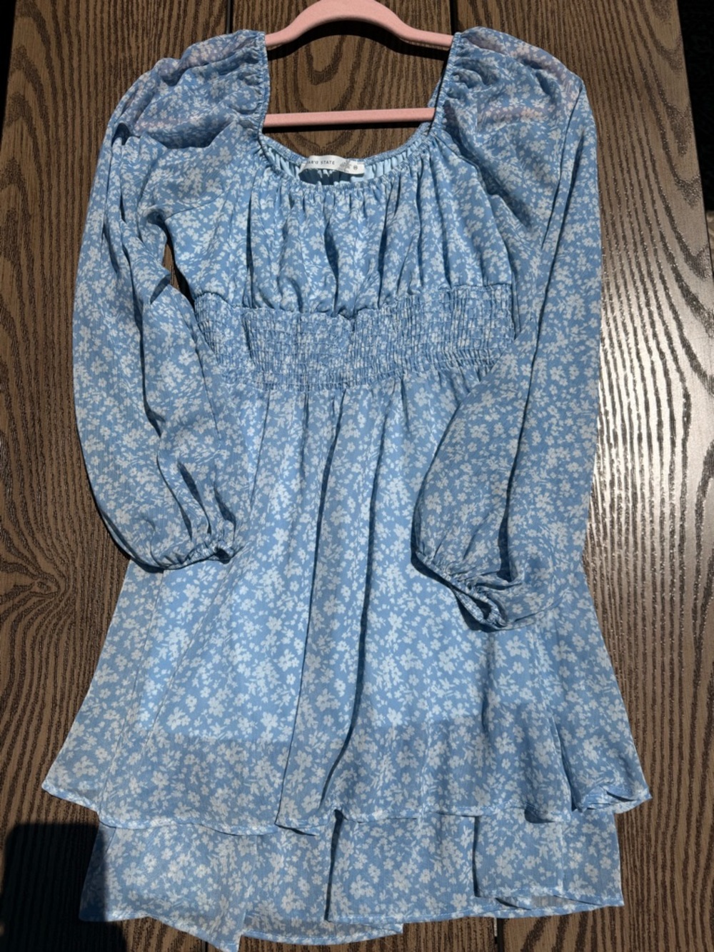 Altar’d State Blue Floral Dress